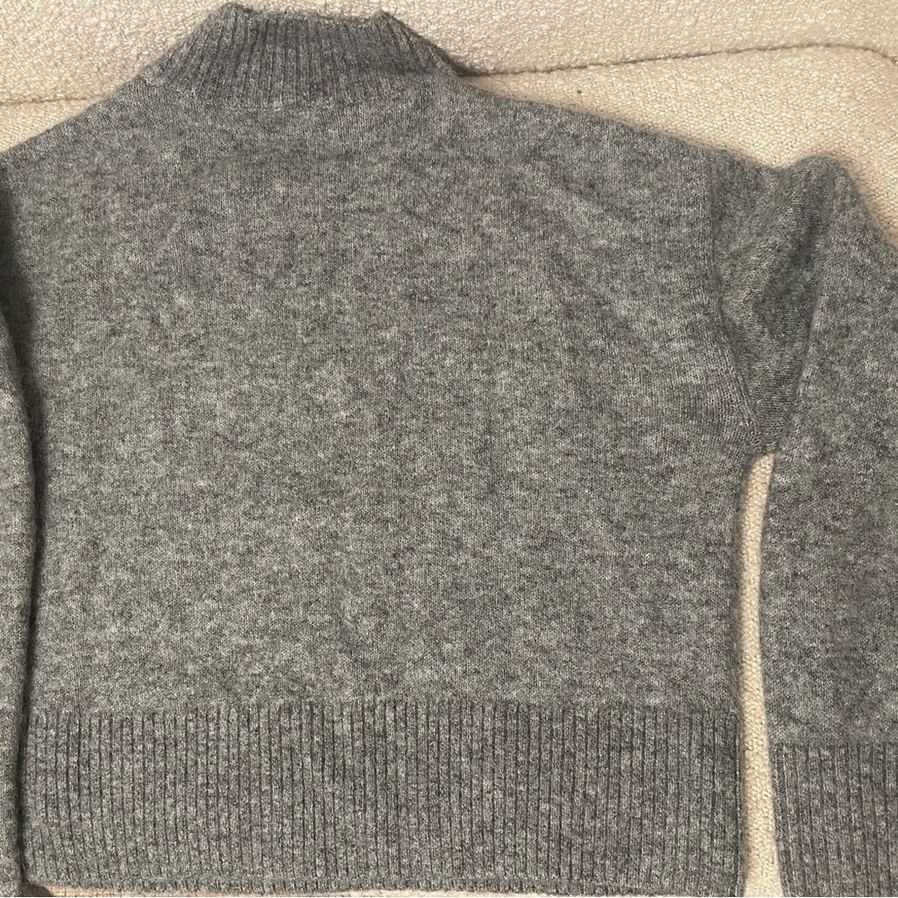& Other Stories Heather Gray Turtleneck Sweater - Picture 6 of 6